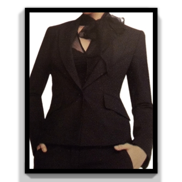 BCBGMaxAzria Silk Bow Collar Camisole Top - Picture 3 of 16